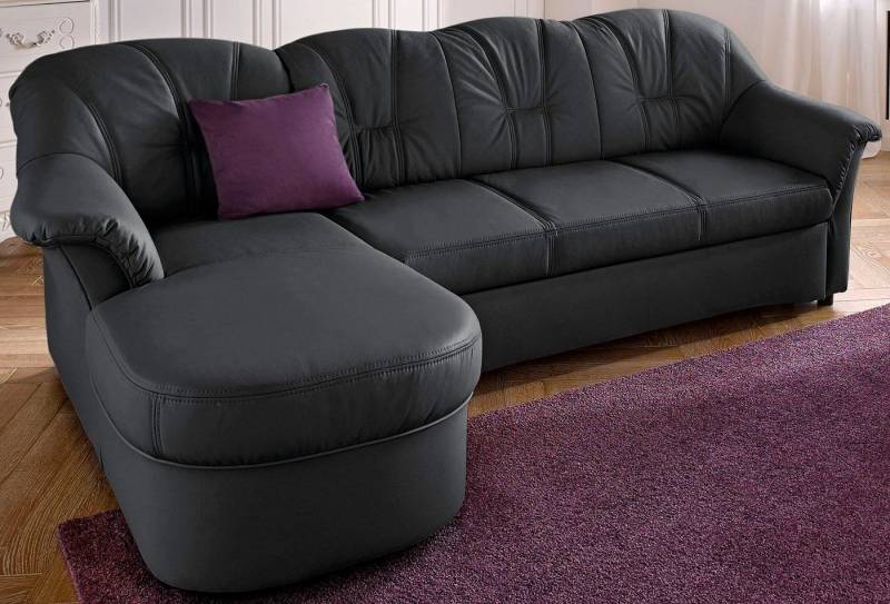 DOMO collection Ecksofa Flores Schlafsofa, B/T/H: 233/142/86 cm, L-Form, wahlweise mit Bettfunktion, wahlweise mit Federkern, auch in Leder von DOMO collection