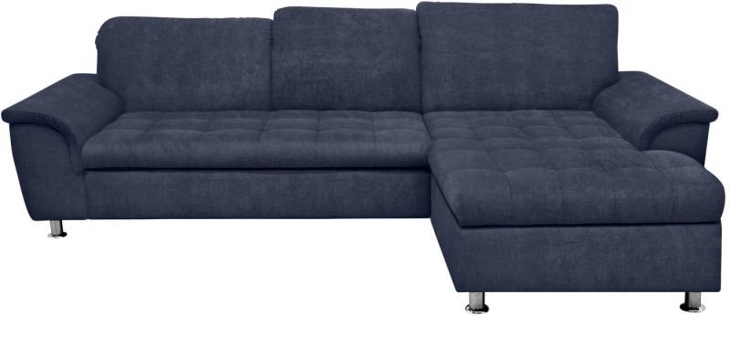DOMO collection Ecksofa Franzi Steppung im Sitzbereich B7T/H: 278/162/80 cm, L-Form, wahlweise mit Bettfunktion, Bettkasten und Kopfteilverstellung von DOMO collection