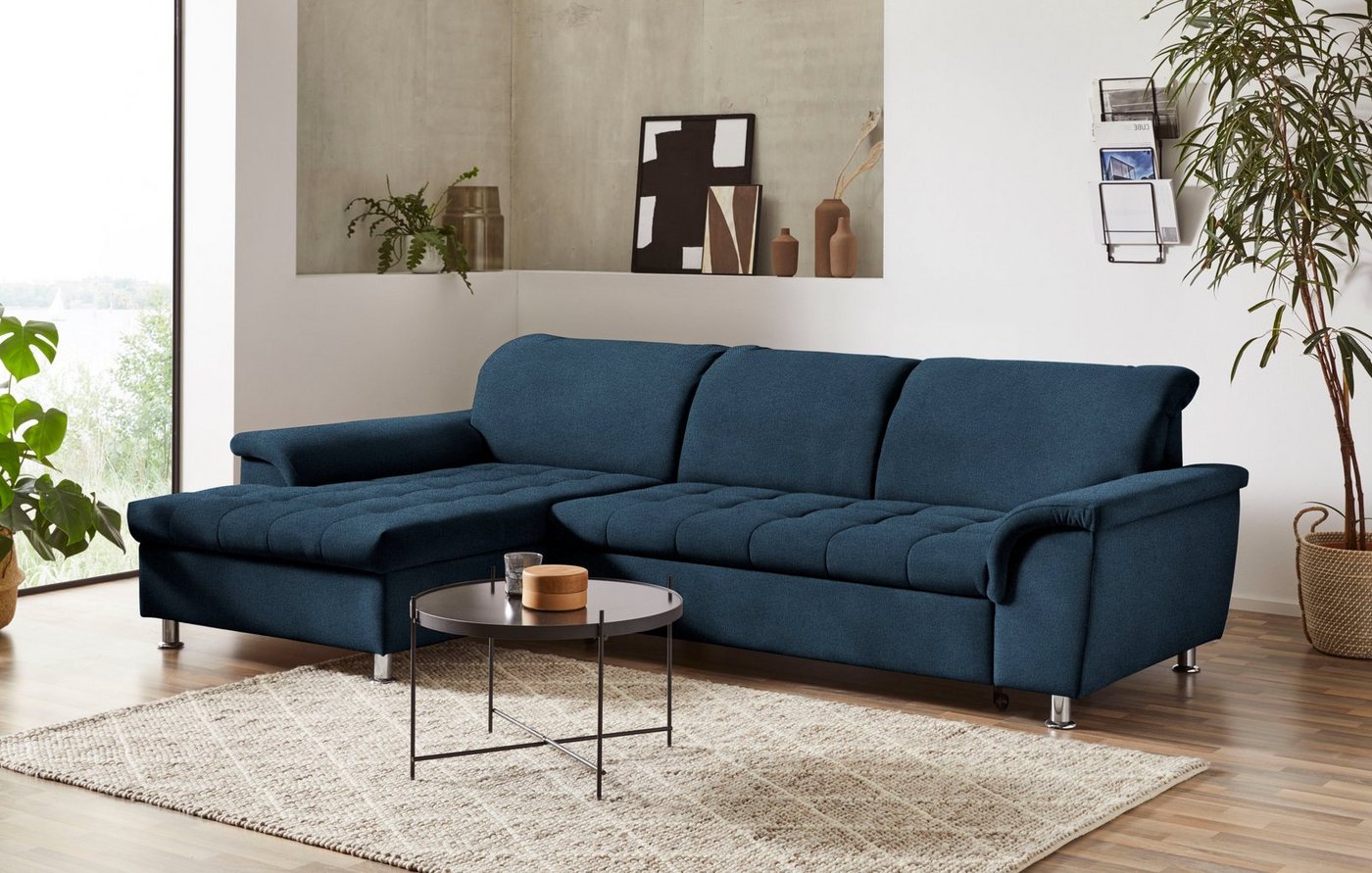 DOMO collection Ecksofa Franzi L-Form, wahlweise mit Kopfteilverstellung (dann Tiefe: 170 cm) von DOMO collection