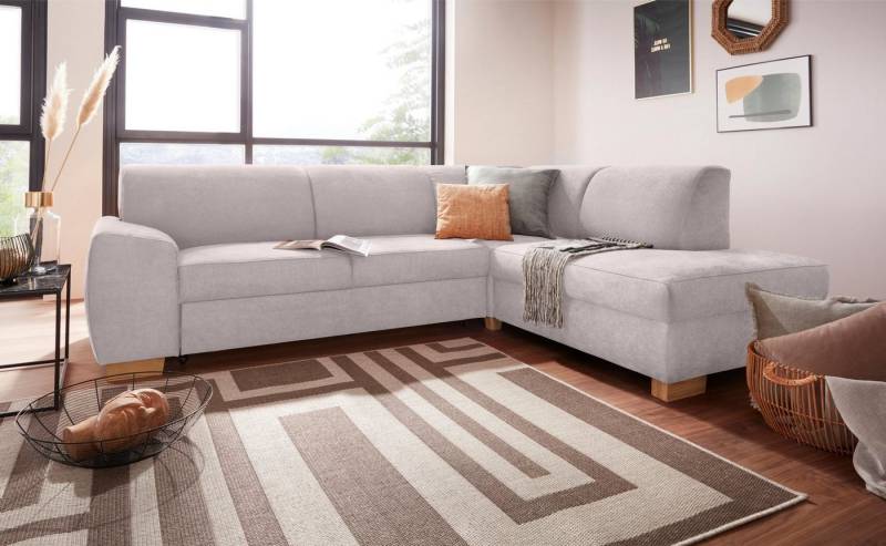 DOMO collection Ecksofa Incanto kubische Formensprache, komfortabel, L-Form, wahlweise mit Bettfunktion von DOMO collection