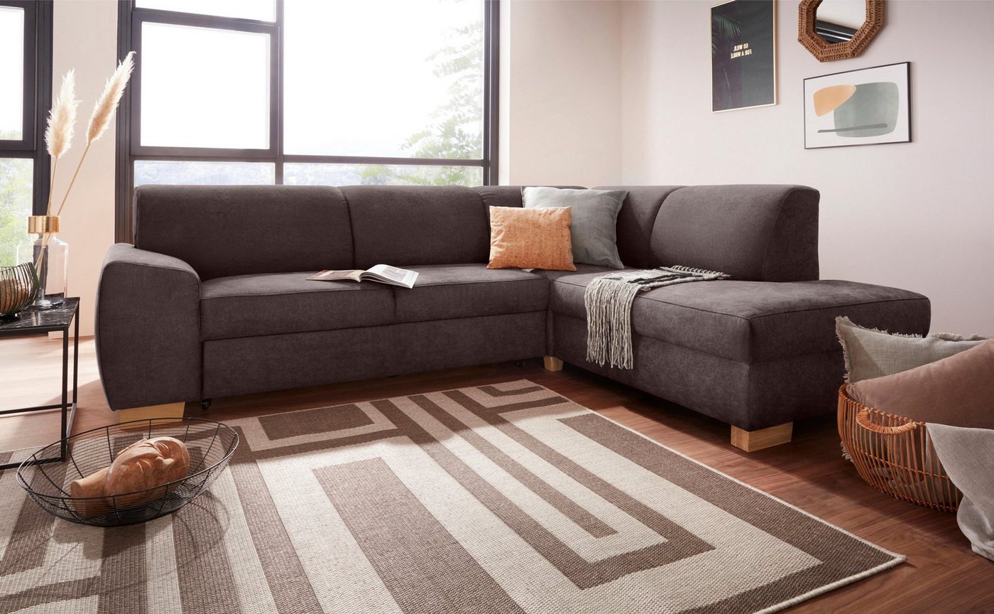 DOMO collection Ecksofa Incanto kubische Formensprache, komfortabel, L-Form, wahlweise mit Bettfunktion DOMO collection Ecksofa Incanto kubische Formensprache, komfortabel, L-Form, wahlweise mit Bettfunktion von DOMO collection