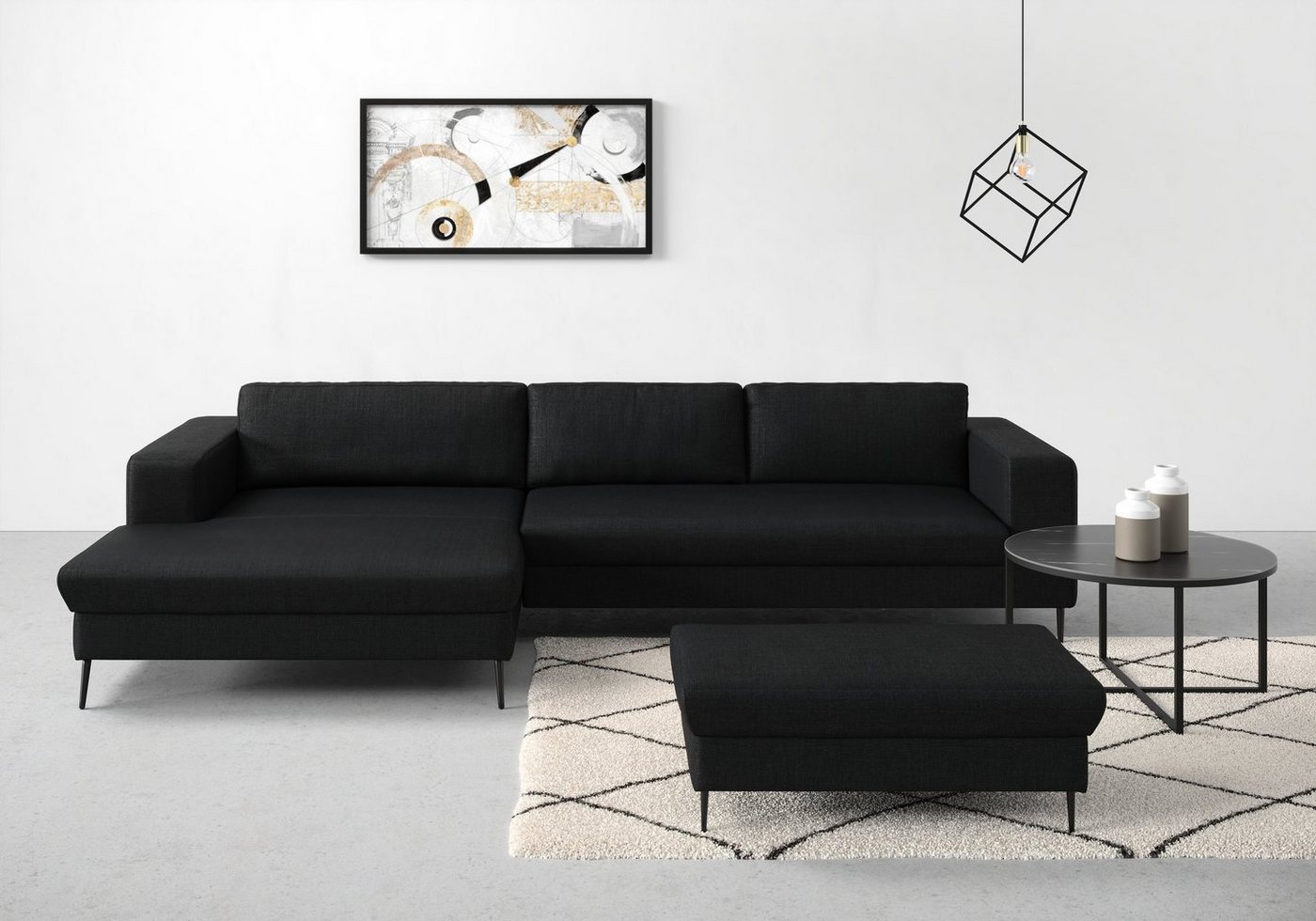 DOMO collection Ecksofa Modica, zeitlos und elegant, L-Form, moderne Optik mit extrabreiter Recamiere, auch in Cord DOMO collection Ecksofa Modica, zeitlos und elegant, L-Form, moderne Optik mit extrabreiter Recamiere, auch in Cord von DOMO collection