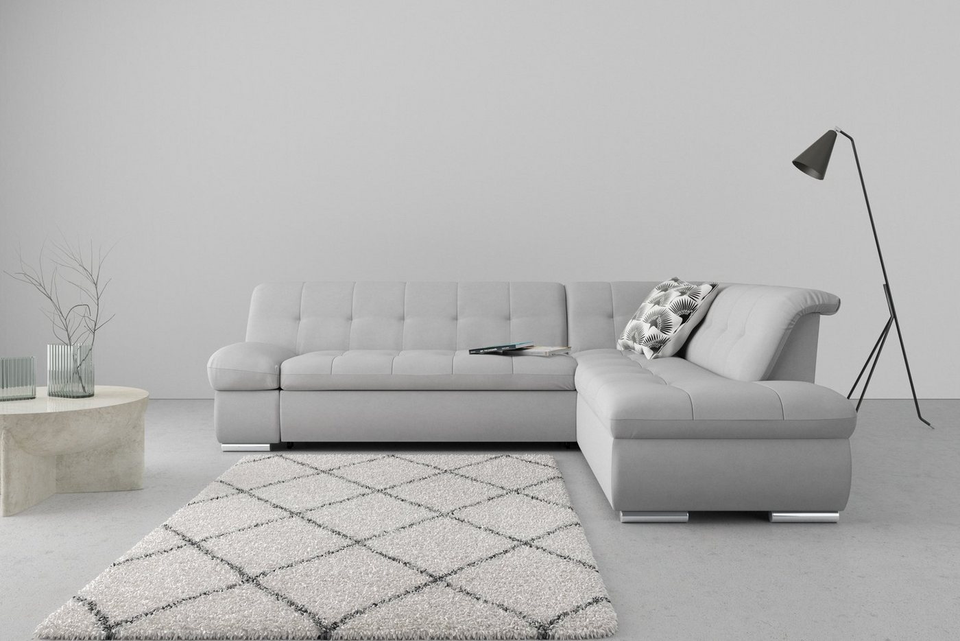 DOMO collection Ecksofa Mona L-Form, wahlweise mit Bett- und Armlehnfunktion von DOMO collection