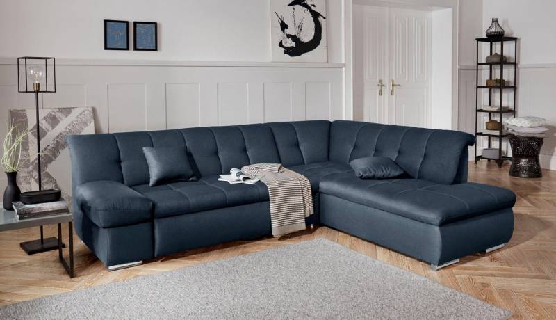 DOMO collection Ecksofa Mona L-Form, wahlweise mit Bett- und Armlehnfunktion von DOMO collection