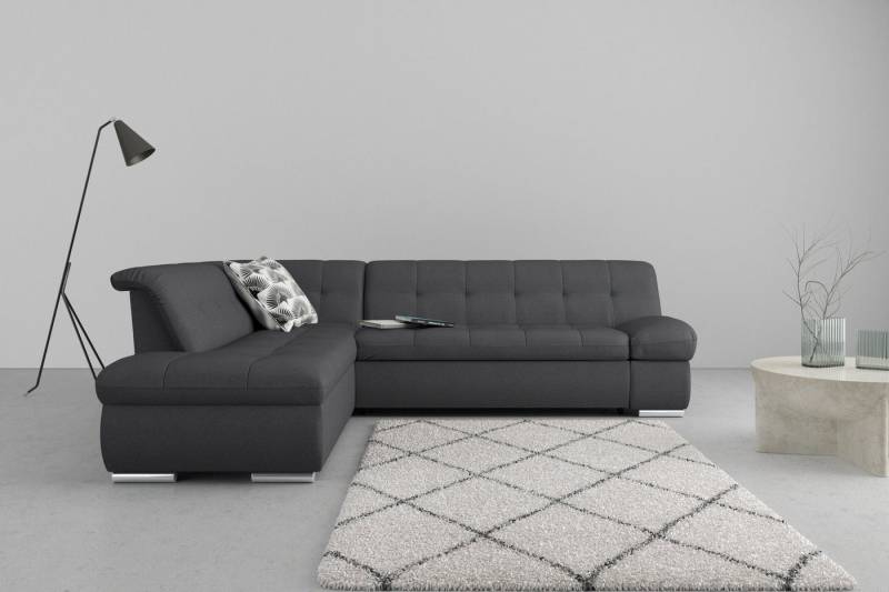 DOMO collection Ecksofa Mona L-Form, wahlweise mit Bett- und Armlehnfunktion von DOMO collection