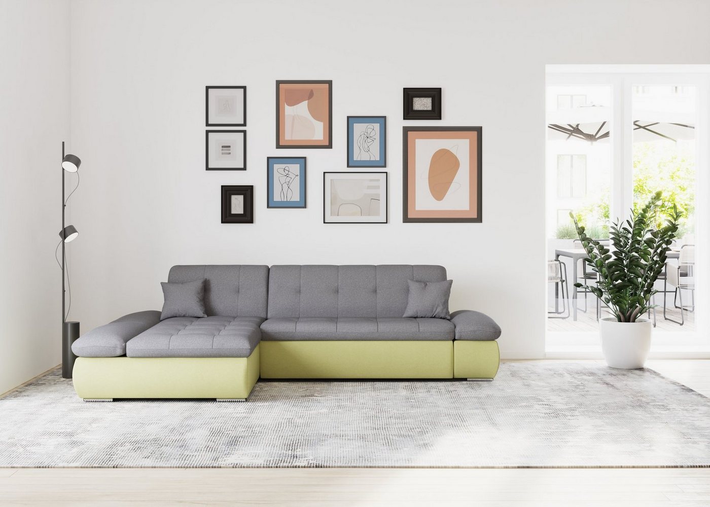 DOMO collection Ecksofa Moric B/T/H 300/172/80 cm, auch in Cord, L-Form, XXL-Format, wahlweise auch mit Bettfunktion und Armverstellung DOMO collection Ecksofa Moric B/T/H 300/172/80 cm, auch in Cord, L-Form, XXL-Format, wahlweise auch mit Bettfunktion und Armverstellung von DOMO collection