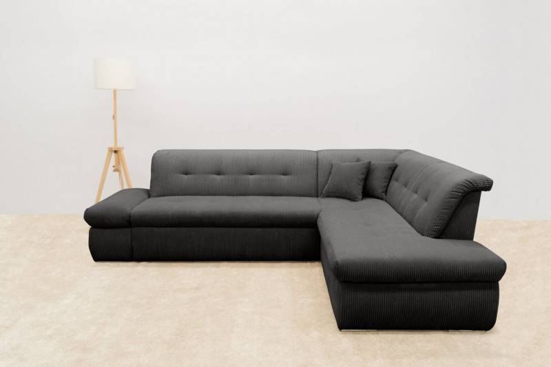 DOMO collection Ecksofa Moric L-Form, wahlweise mit Bettfunktion und Armlehnenverstellung, auch in Cord von DOMO collection