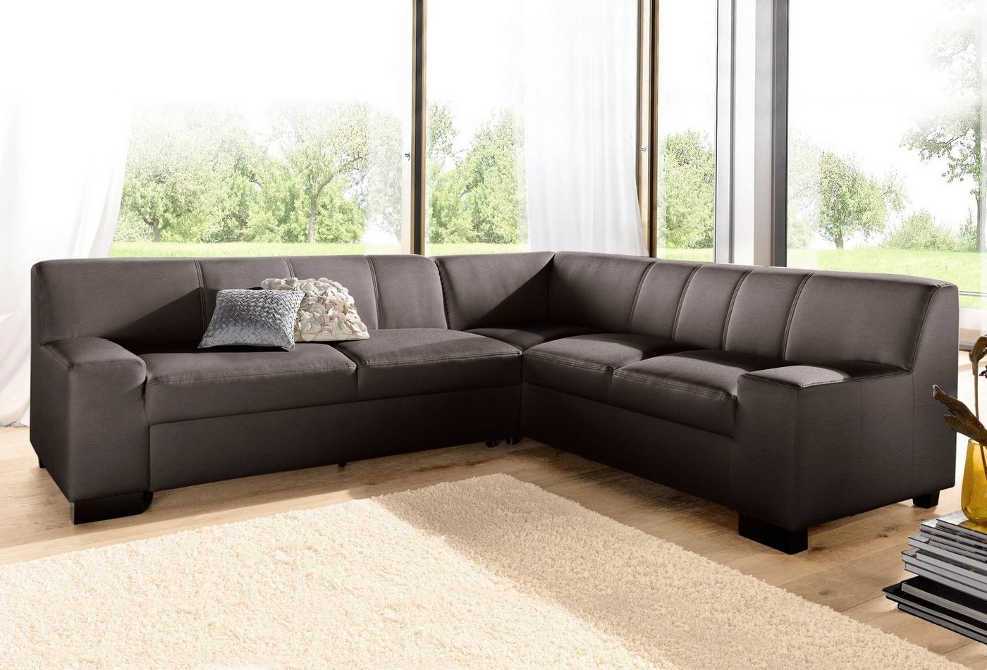 DOMO collection Ecksofa Norma Top, elegant und modern, flache Armlehnen, L-Form, wahlweise mit Bettfunktion DOMO collection Ecksofa Norma Top, elegant und modern, flache Armlehnen, L-Form, wahlweise mit Bettfunktion von DOMO collection