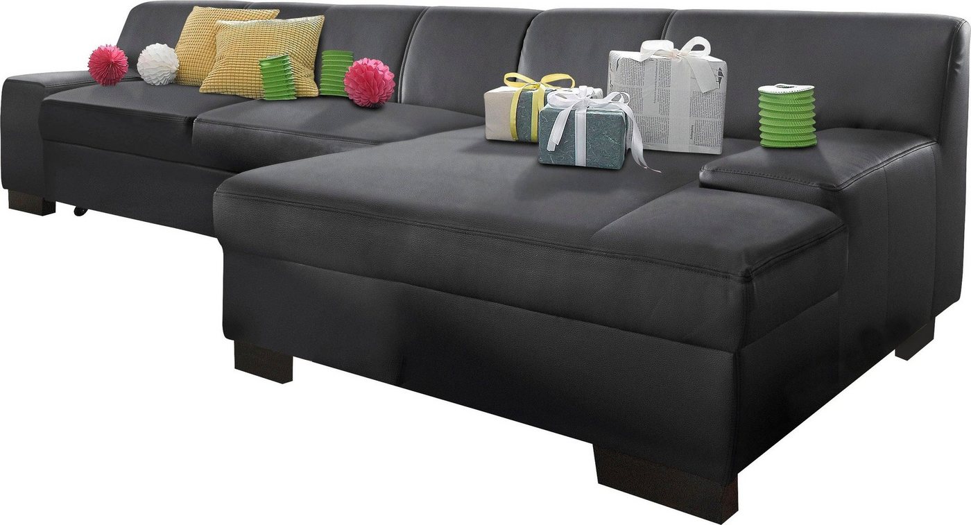 DOMO collection Ecksofa Norma Top L-Form, wahlweise mit Bettfunktion von DOMO collection