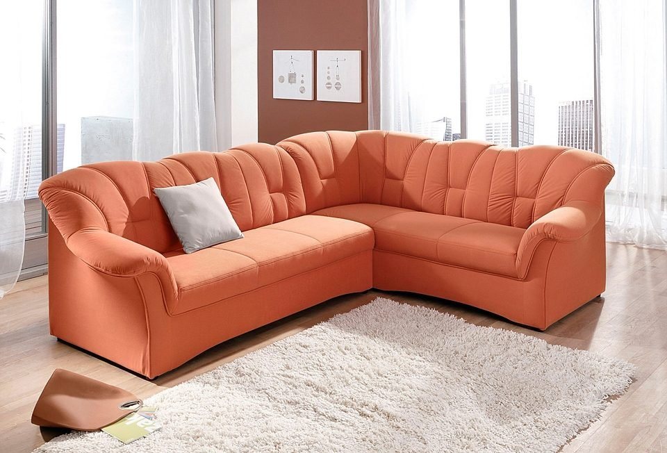 DOMO collection Ecksofa Papenburg B/T/H: 242/190/84 cm L-Form, wahlweise mit Bettfunktion, Langer Schenkel links oder rechts von DOMO collection