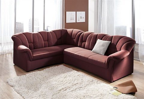 DOMO collection Ecksofa Papenburg B/T/H: 242/190/84 cm, wahlweise mit Bettfunktion, Langer Schenkel links oder rechts von DOMO collection