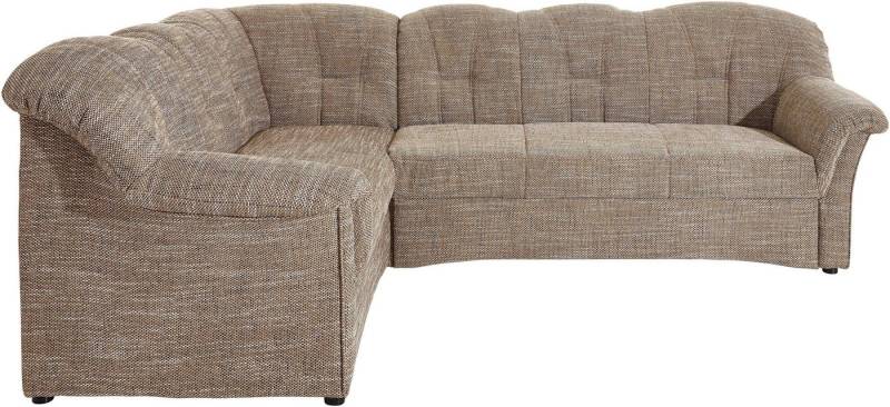 DS PRODUKT Ecksofa Papenburg B/T/H: 242/190/84 cm L-Form, wahlweise mit Bettfunktion, Langer Schenkel links oder rechts von DS PRODUKT