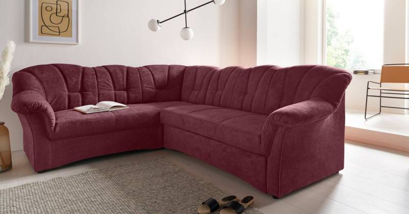 DOMO collection Ecksofa Papenburg B/T/H: 242/190/84 cm L-Form, wahlweise mit Bettfunktion, Langer Schenkel links oder rechts von DOMO collection
