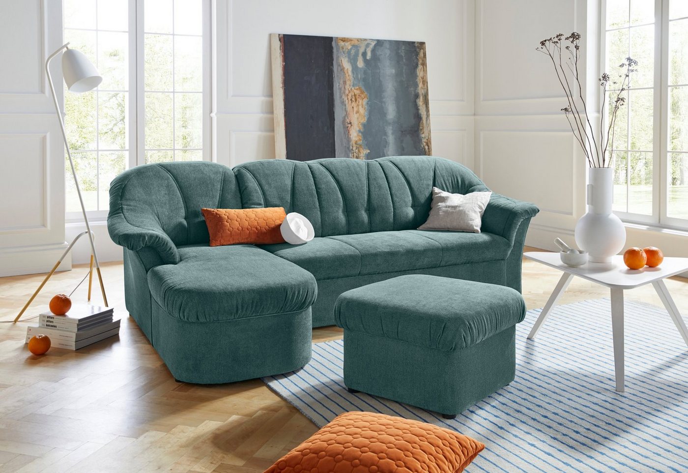 DOMO collection Ecksofa Pegnitz L-Form, wahlweise mit Bettfunktion von DOMO collection