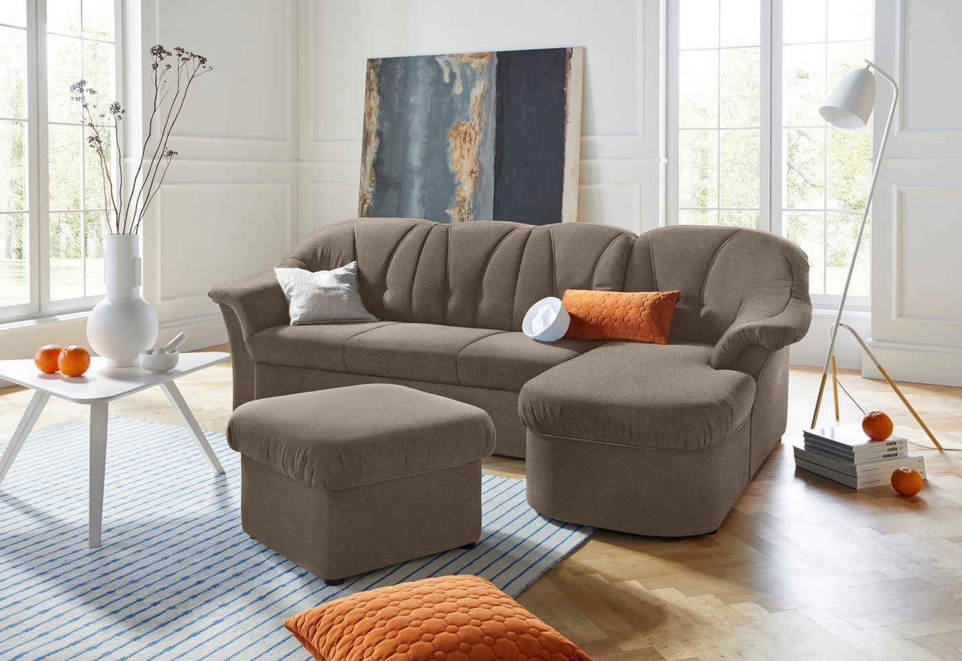 DOMO collection Ecksofa Pegnitz, elegante Rückensteppung, komfortabel, L-Form, wahlweise mit Bettfunktion DOMO collection Ecksofa Pegnitz, elegante Rückensteppung, komfortabel, L-Form, wahlweise mit Bettfunktion von DOMO collection