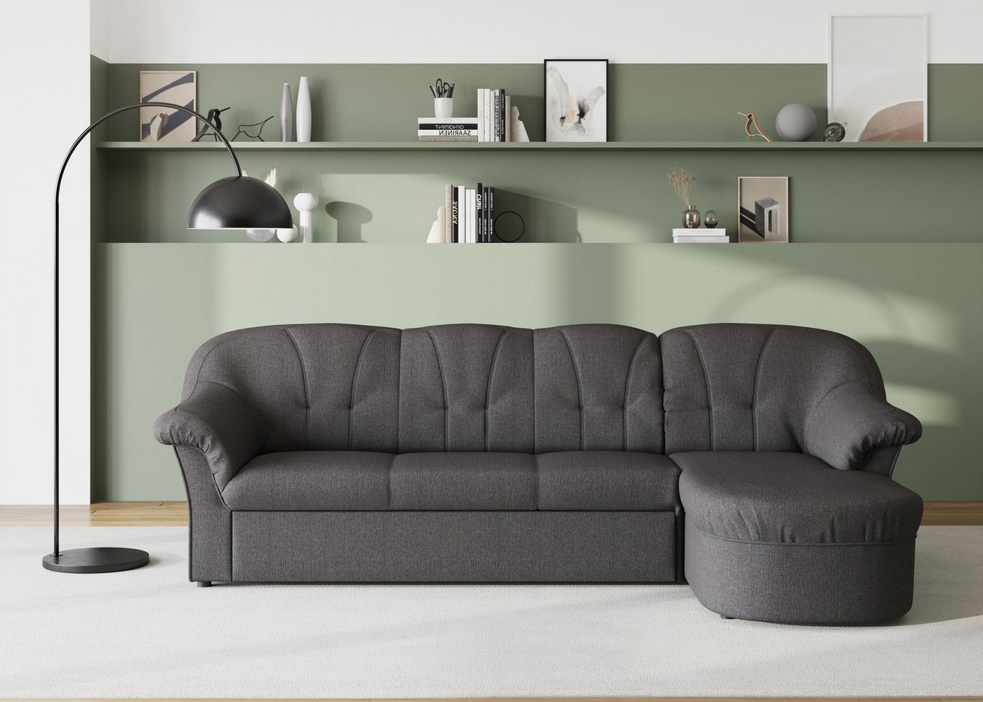 DOMO collection Ecksofa Pegnitz L-Form, wahlweise mit Bettfunktion von DOMO collection