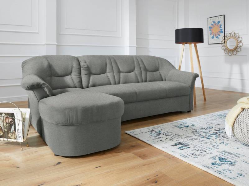 DOMO collection Ecksofa Sarafina zeitlos und komfortabel, optional mit Federkern, L-Form, wahlweise mit Bettfunktion von DOMO collection