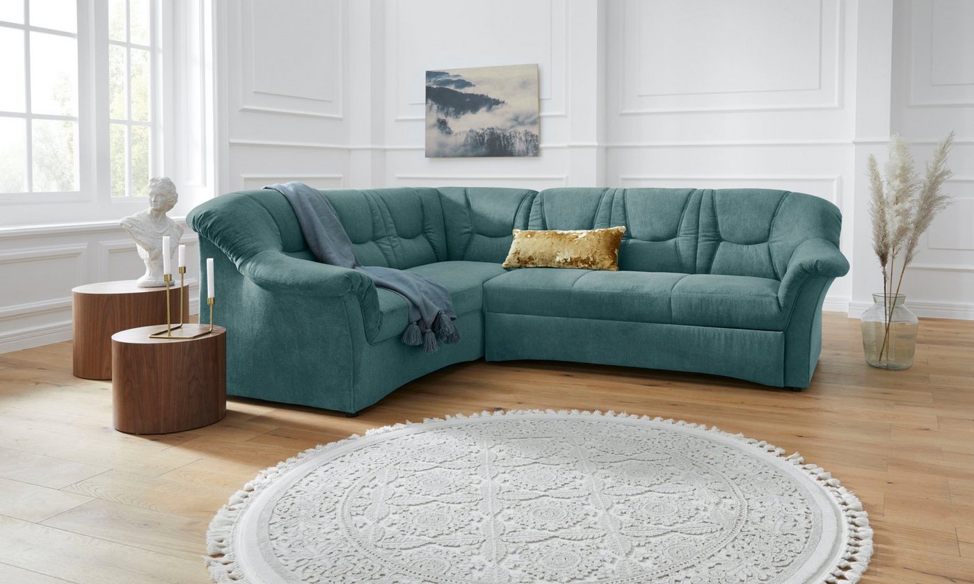 DOMO collection Ecksofa Sarafina L-Form, wahlweise mit Bettfunktion, optional mit Federkern von DOMO collection