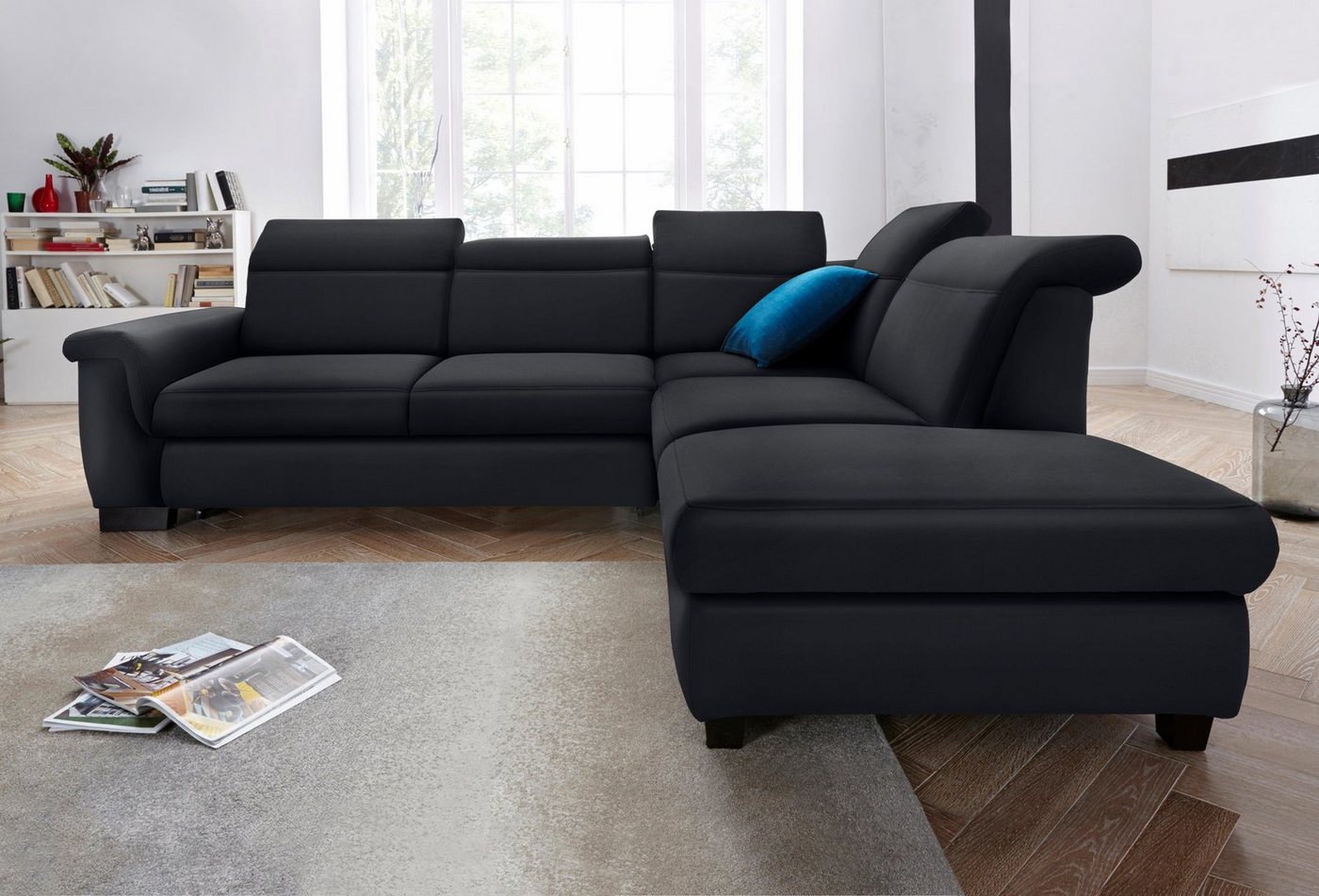 DOMO collection Ecksofa Sully L-Form, wahlweise mit Bettfunktion und Kopf- bzw. Rückenverstellung von DOMO collection