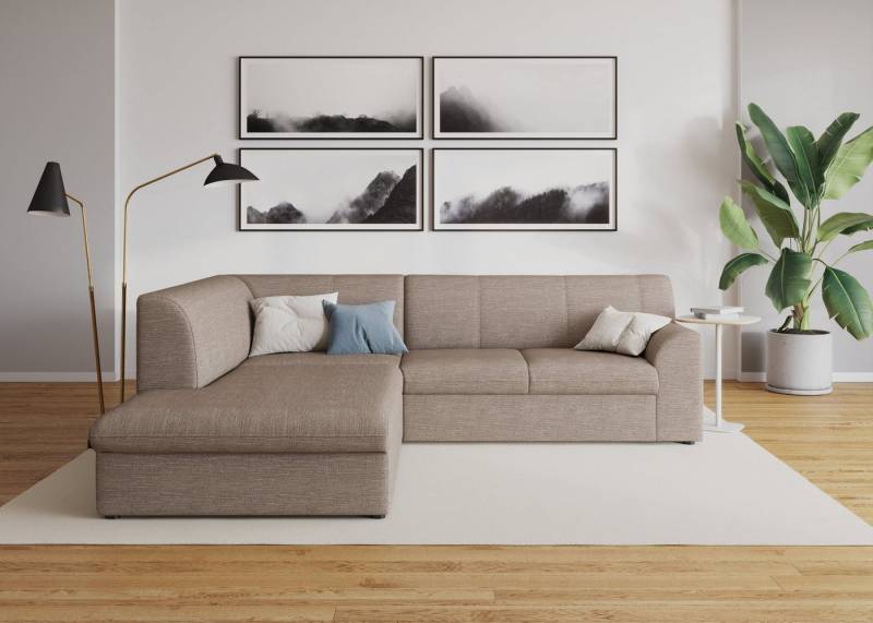 DOMO collection Ecksofa Topper L-Form, mit Ottomane, wahlweise mit Schlaffunktion von DOMO collection