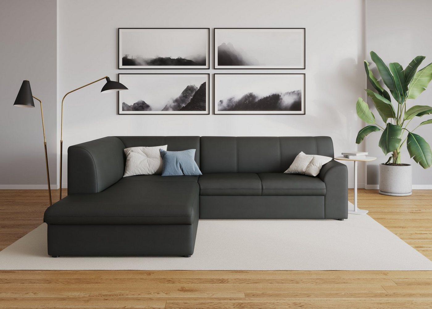 DOMO collection Ecksofa Topper L-Form, mit Ottomane, wahlweise mit Schlaffunktion von DOMO collection