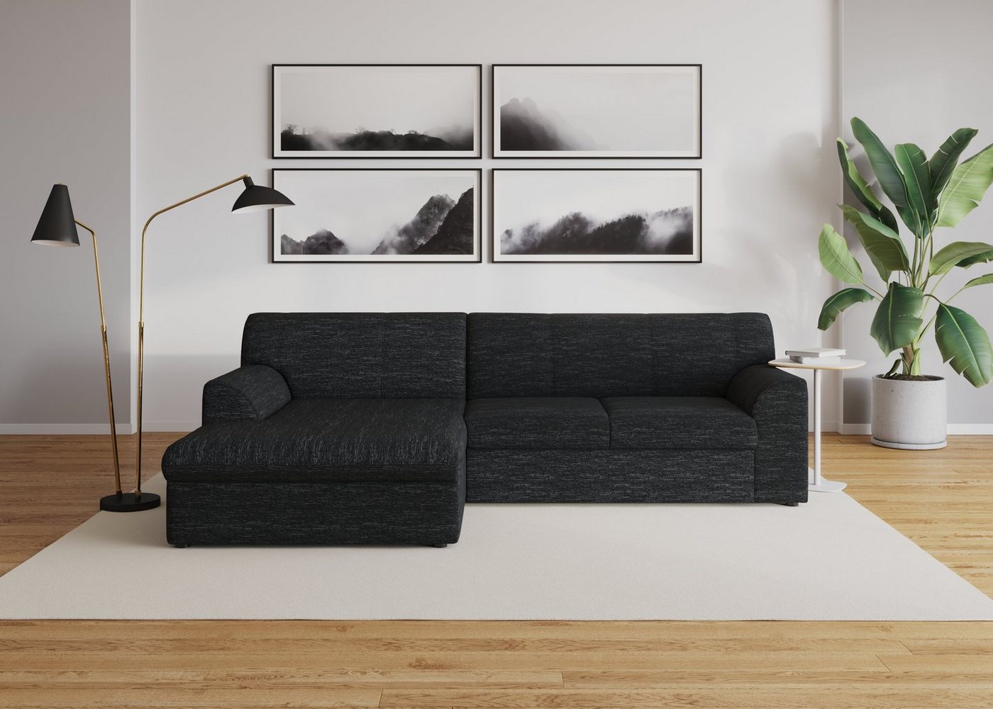 DOMO collection Ecksofa Topper L-Form, mit Recamiere, wahlweise mit Schlaffunktion von DOMO collection