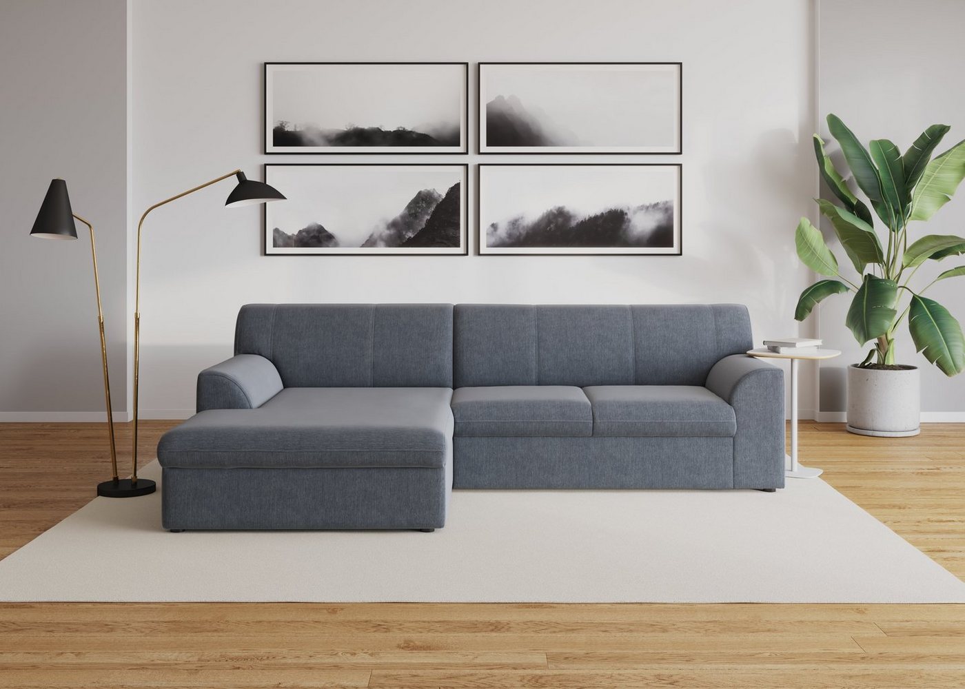 DOMO collection Ecksofa Topper L-Form, mit Recamiere, wahlweise mit Schlaffunktion von DOMO collection