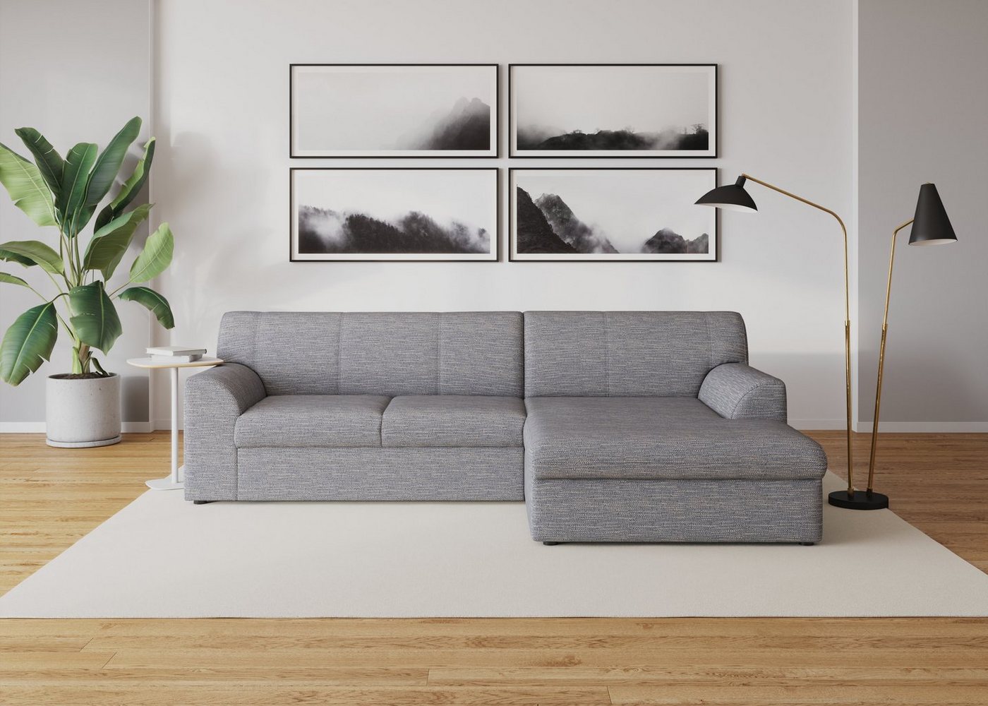 DOMO collection Ecksofa Topper, mit Recamiere, wahlweise mit Schlaffunktion von DOMO collection