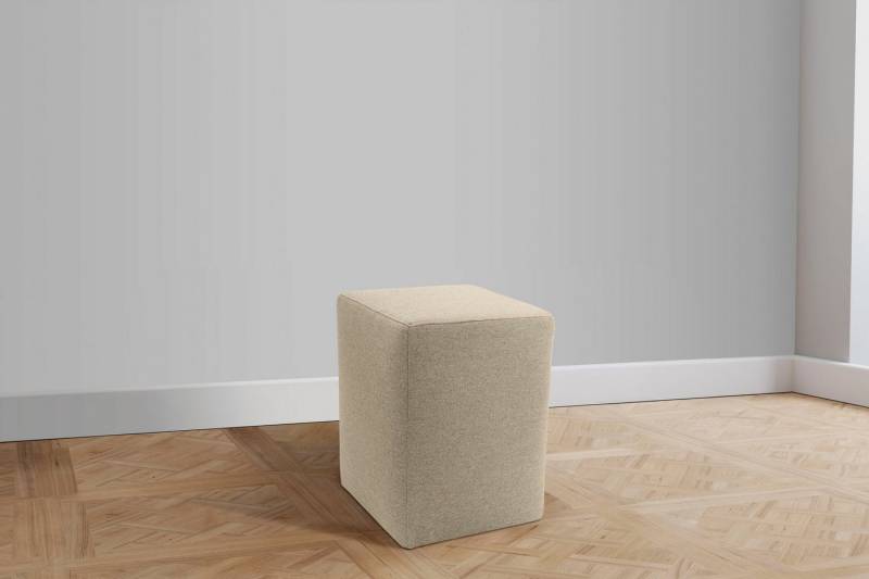DOMO collection Polsterhocker 700012 B/T/H: 38/38/47 cm, in 2 Wochen lieferbar, in vielen Farben, Cord und Feinstruktur von DOMO collection