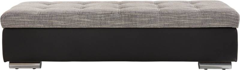 DOMO collection Hocker Treviso XXL: B/T/H: 161/60/41 cm, mit Stauraum, auch in Cord, passend zur Serie, moderne Steppung von DOMO collection