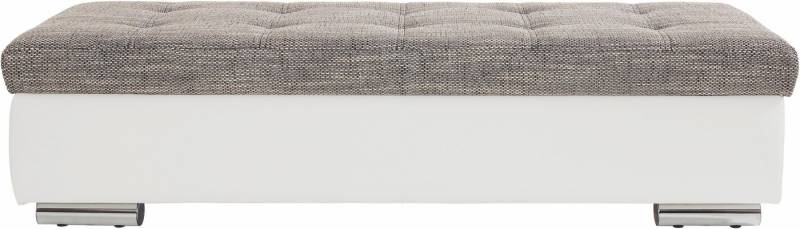 DOMO collection Hocker Treviso XXL: B/T/H: 161/60/41 cm, mit Stauraum, auch in Cord, passend zur Serie, moderne Steppung von DOMO collection