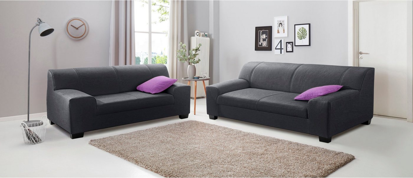 DOMO collection Polstergarnitur Amando, (Spar-Set), bestehend aus 2er- und 3er-Sofa von DOMO collection