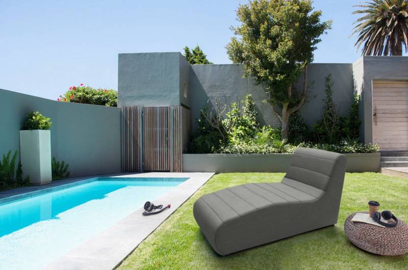 DOMO collection Relaxliege Soleil, pflegeleichter und wetterfester Bezug, Outdoor, besonderes Design und Formgebung, individuell erweiterbar von DOMO collection