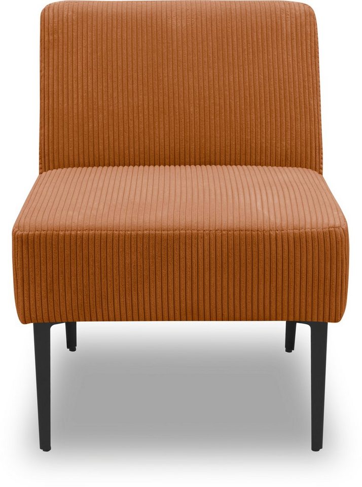 DOMO collection Sessel 700010 Lieferzeit nur 2 Wochen, auch einzeln stellbar, für individuelle Zusammenstellung eines persönlichen Sofas, Cord-Bezug von DOMO collection