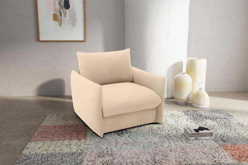 DOMO collection Sessel 700023 wandelbar zum Loungesessel, Relaxliege und Gästebett, Schlaffunktion, Federkern, stabile Liegefläche ca. 70 x 195 cm von DOMO collection