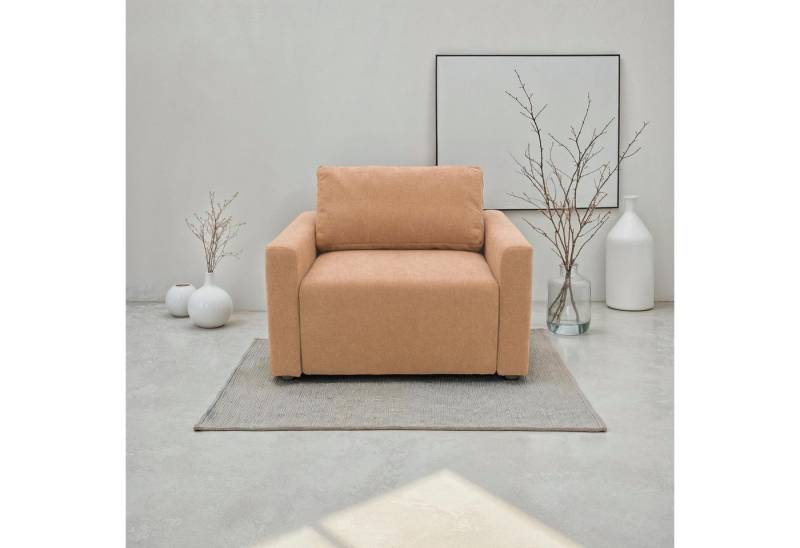 DOMO collection Sessel 700029 ausklappbar zur Schlaffunktion, mit Rückenkissen von DOMO collection