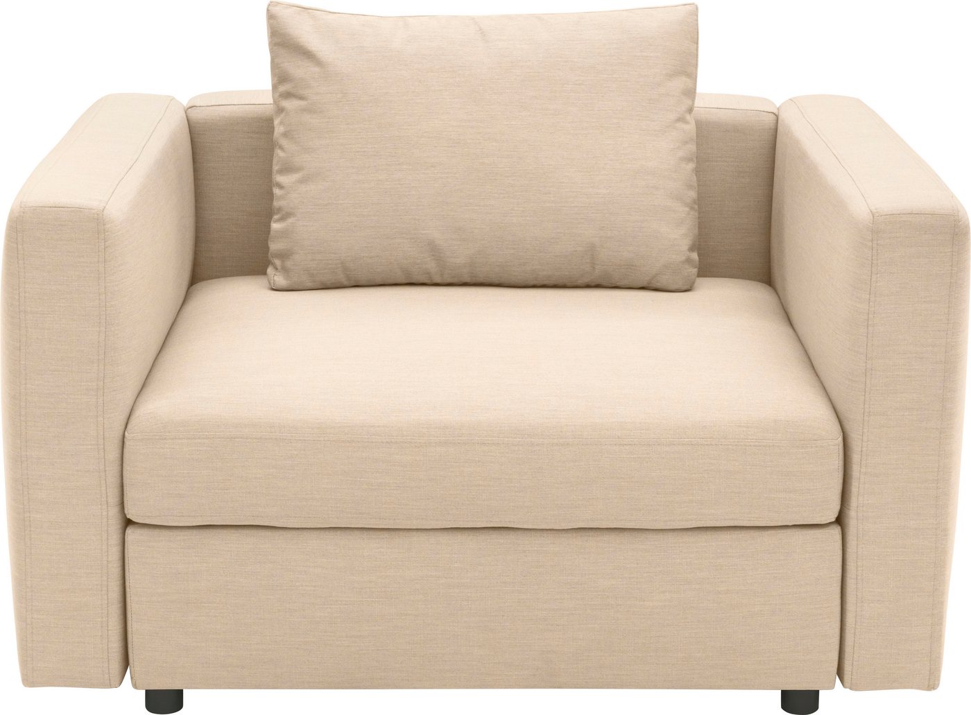 DOMO collection Sessel Solskin, individuell erweiterbar, Formschön mit losem Sitz- und Rücken-Kissen. von DOMO collection