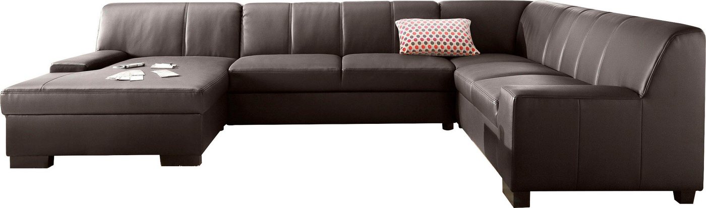 DOMO collection Wohnlandschaft Norma Top U-Form, wahlweise mit Bettfunktion von DOMO collection