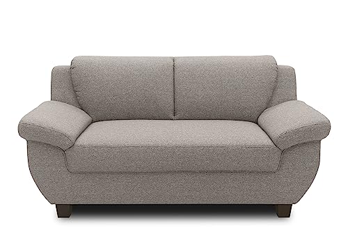 DOMO. collection Panama 2 Sitzer, Sofa, 2er Couch, Garnitur, 3-2-1, Taupe, 159 cm von DOMO. collection