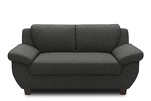 DOMO. collection Sofa Panama, 2 Sitzer, 2er Couch, Garnitur, 3-2-1 Sofa, 91 x 159 x 80 cm (BxTxH), anthrazit DOMO. collection Sofa Panama, 2 Sitzer, 2er Couch, Garnitur, 3-2-1 Sofa, 91 x 159 x 80 cm (BxTxH), anthrazit von DOMO. collection
