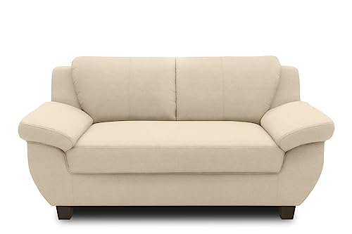 DOMO. collection Panama 2 Sitzer, Sofa, 2er Couch, Garnitur, 3-2-1, beige, 159 cm von DOMO. collection