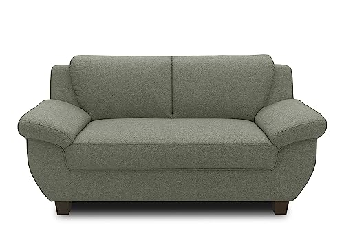 DOMO. collection Panama 2 Sitzer, Sofa, 2er Couch, Garnitur, 3-2-1, grün, 159 cm von DOMO. collection