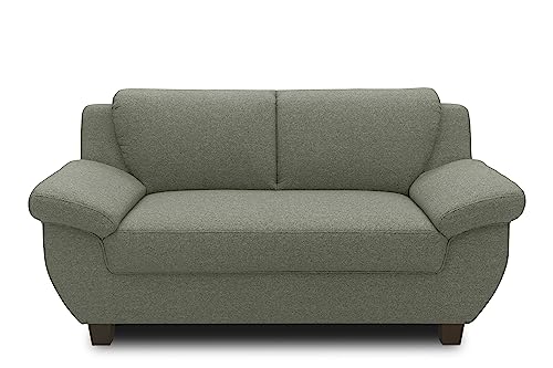 DOMO. collection Sofa Panama, 2 Sitzer, 2er Couch, Garnitur, 3-2-1 Sofa, 91 x 159 x 80 cm (BxTxH), grün von DOMO. collection