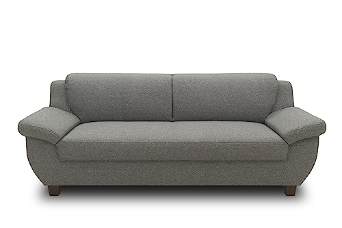 DOMO. collection Panama 3 Sitzer, Sofa, 3er Couch, Garnitur, 3-2-1, dunkelgrau, 207 cm von DOMO. collection