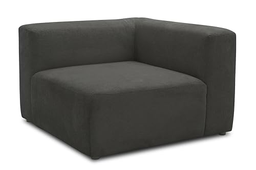 DOMO. collection Ecksessel Adrian, Modul-Sofa, Polsterecke, Modul-Couch, Einzel-Polsterelement, kombinierbar, Sitzecke, 108 x 108 x 69 cm (BxTxH), dunkelgrau DOMO. collection Ecksessel Adrian, Modul-Sofa, Polsterecke, Modul-Couch, Einzel-Polsterelement, kombinierbar, Sitzecke, 108 x 108 x 69 cm (BxTxH), dunkelgrau von DOMO. collection
