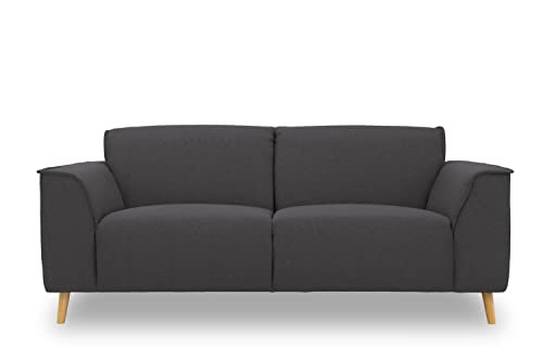 DOMO. collection Sofa Jules FK 2, 5 Sitzer, 2, 5er Couch in skandinavischer Optik, mit Federkernpolsterung, Garniur mit Holzfüßen, 193 x 90 x 81 cm (BxTxH), in pepper DOMO. collection Sofa Jules FK 2, 5 Sitzer, 2, 5er Couch in skandinavischer Optik, mit Federkernpolsterung, Garniur mit Holzfüßen, 193 x 90 x 81 cm (BxTxH), in pepper von DOMO. collection
