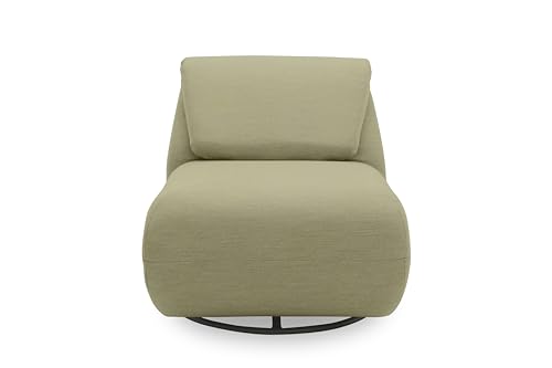 DOMO. collection Outdoor Sessel Spiekeroog, Polstersessel mit Rückenfunktion und Drehfunktion, wetterfest, Gartenmöbel, Gartensofa, 68 x 88 x 67 cm (BxTxH), grün von DOMO. collection