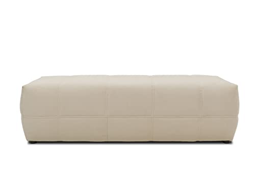 DOMO. collection Polsterhocker Brandon, Sitzhocker, Fußhocker, Hocker 150 x 60 x 40 cm, beige von DOMO. collection