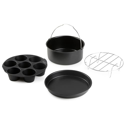 DOMO 167 Zubehörset für Heißluftfritteuse - Deli-Fryer - 4-teilig von DOMO