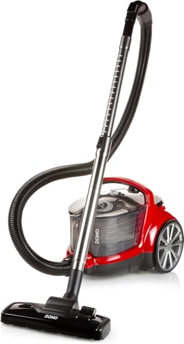 DOMO DO7292S Beutelloser Staubsauger - 2 L - 700 W - Zyklon rot/grau Xtreme Power von DOMO